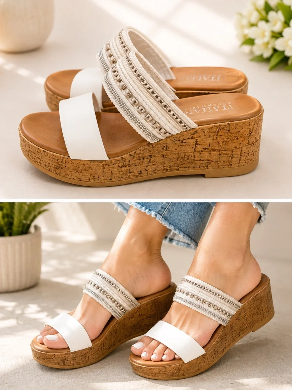 Italian Shoemakers slide cork